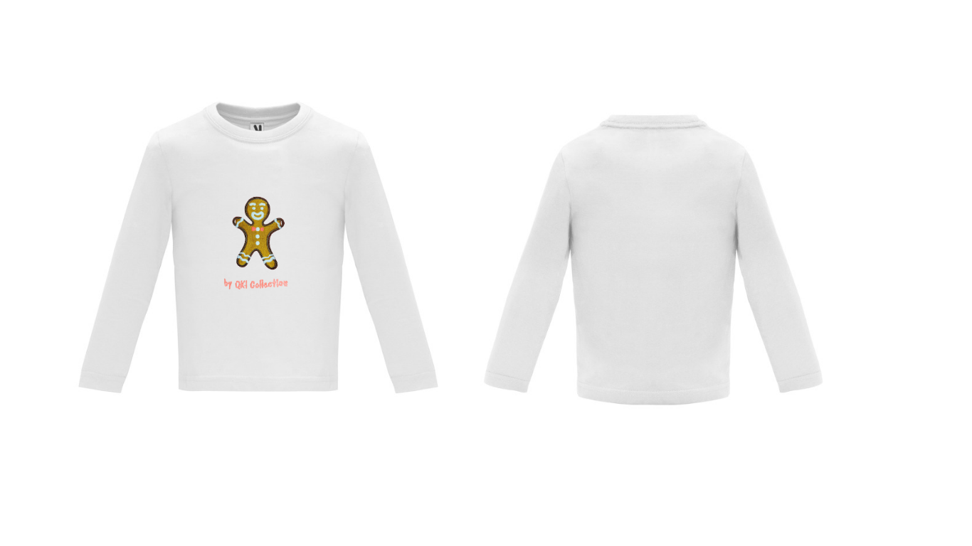 CAMISETA BEBE GALLETA DE GENGIBRE