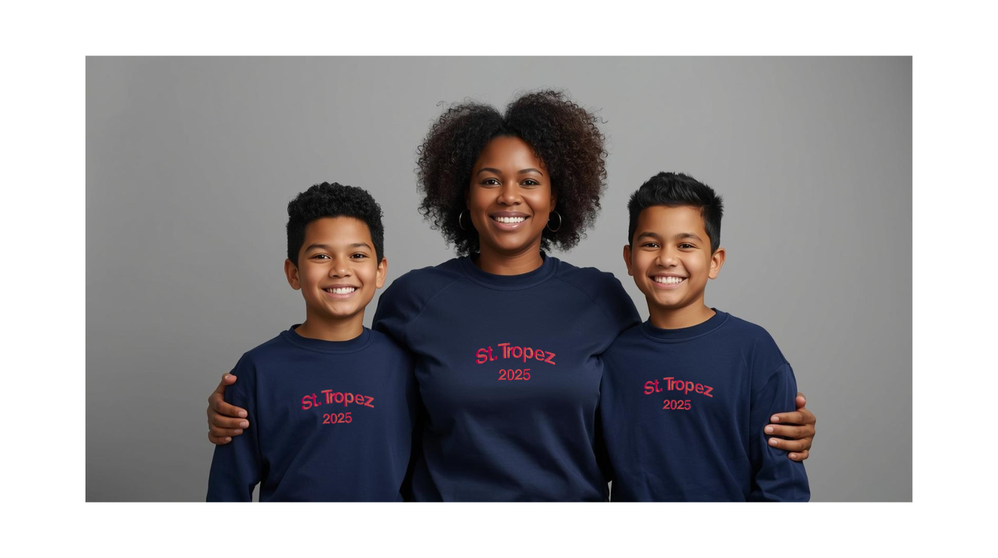 SUDADERA CUELLO REDONDO SAINT TROPEZ 2025