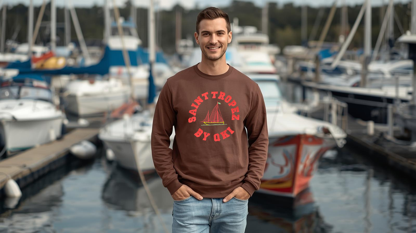 SUDADERA CUELLO REDONDO SAINT TROPEZ BARCO