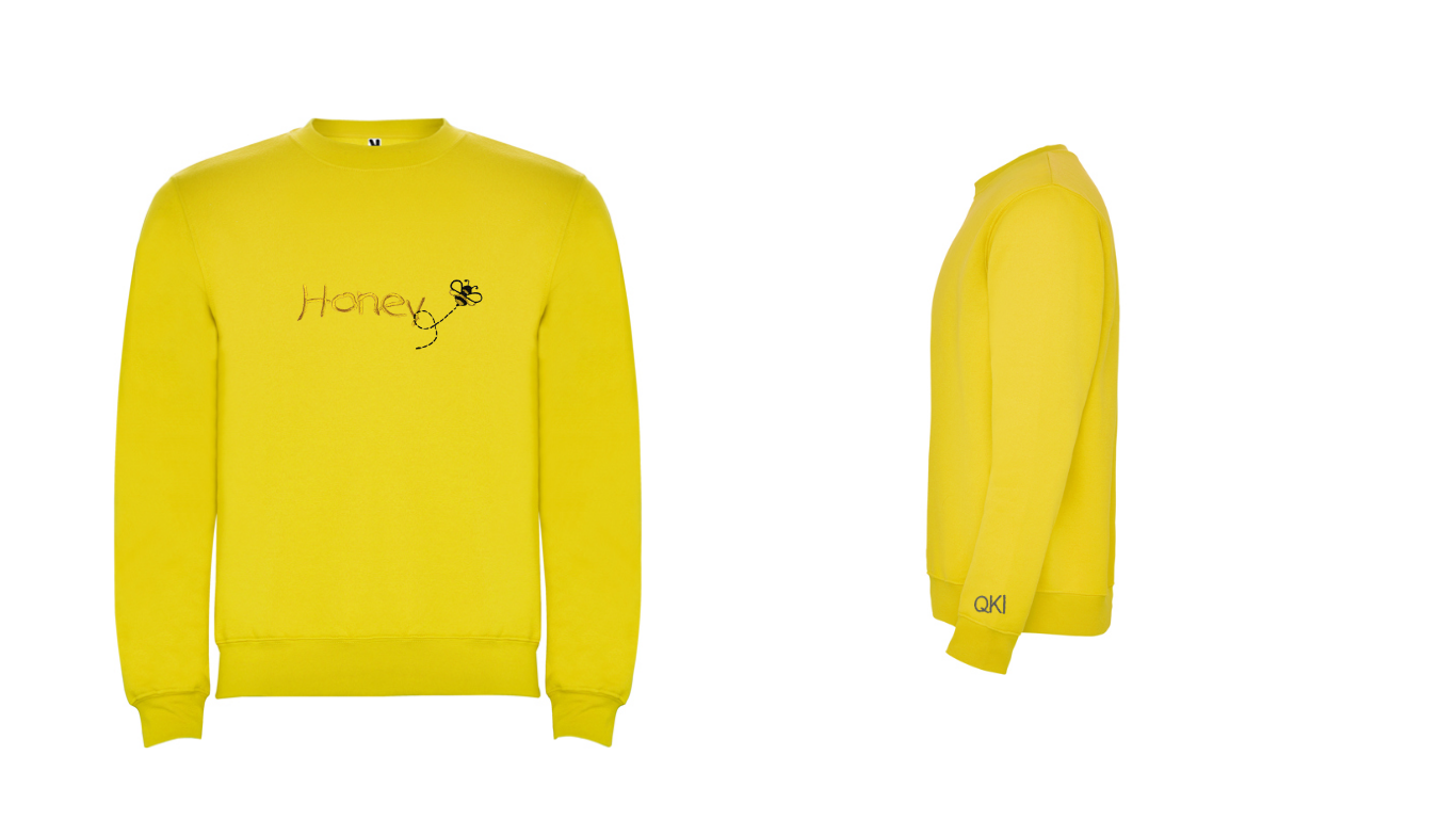 SUDADERA CUELLO REDONDO HONEY