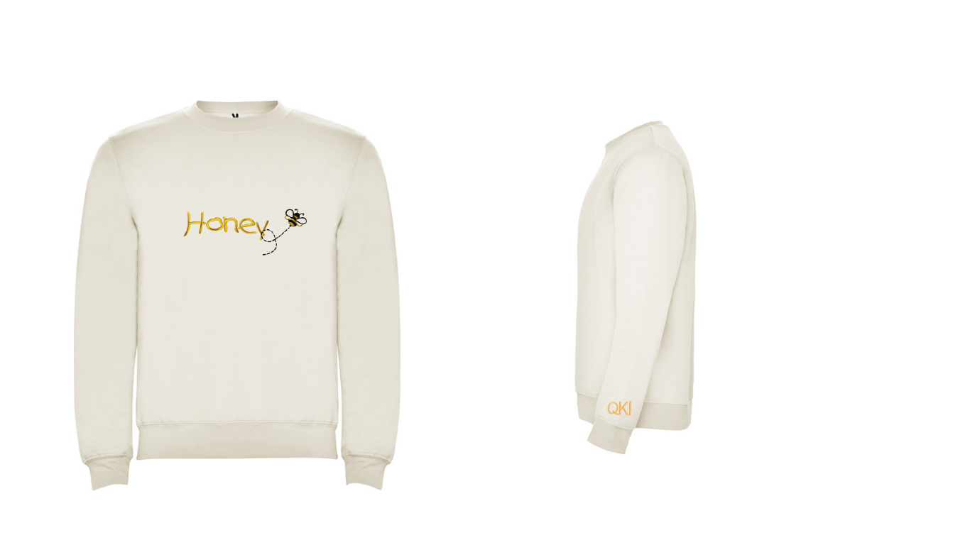 SUDADERA CUELLO REDONDO HONEY