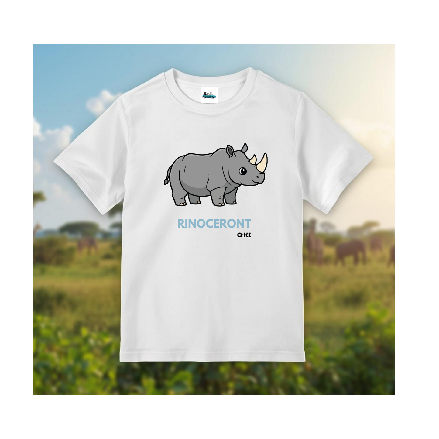 CAMISETA MANGA CORTA RINOCERONTE