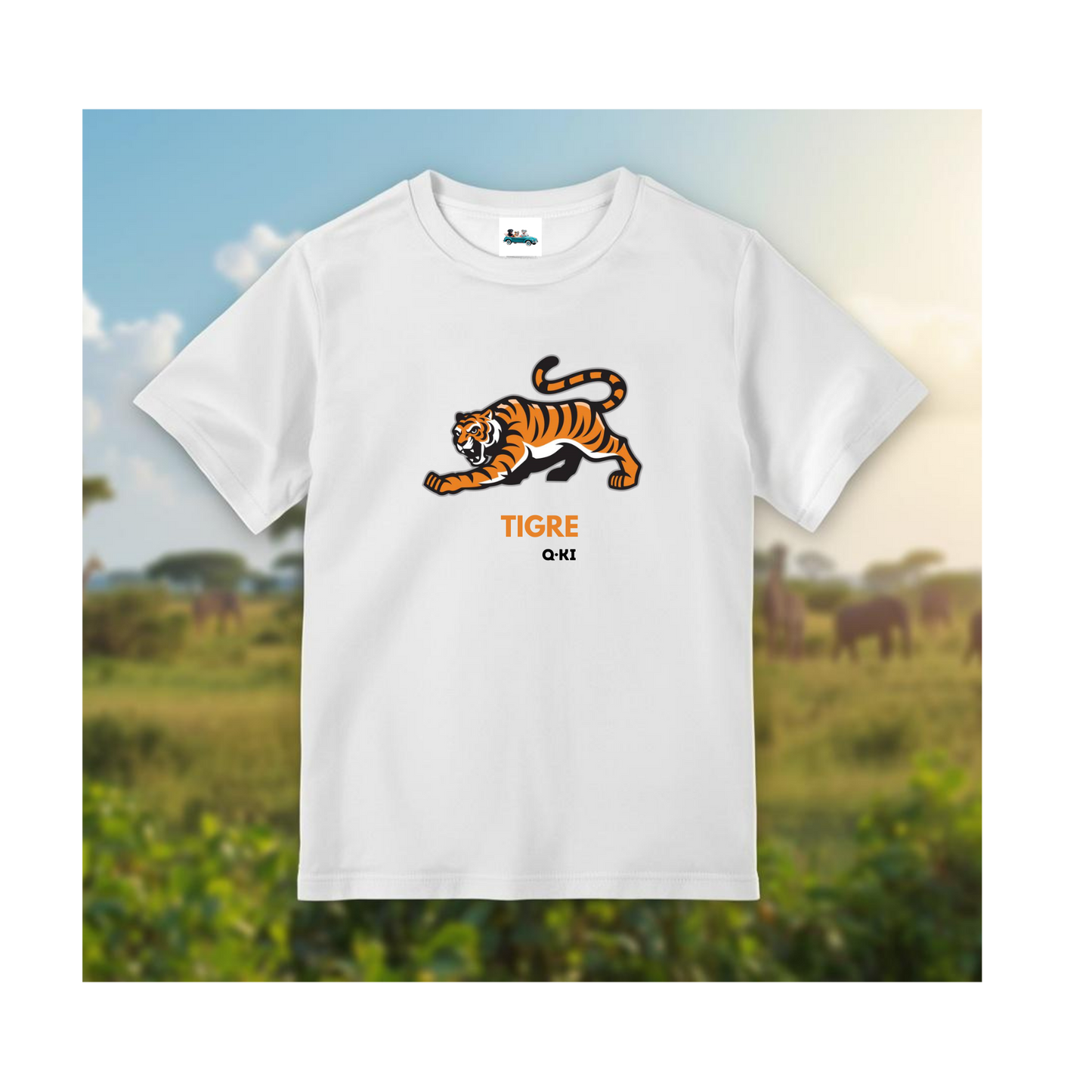 CAMISETA MANGA CORTA TIGRE
