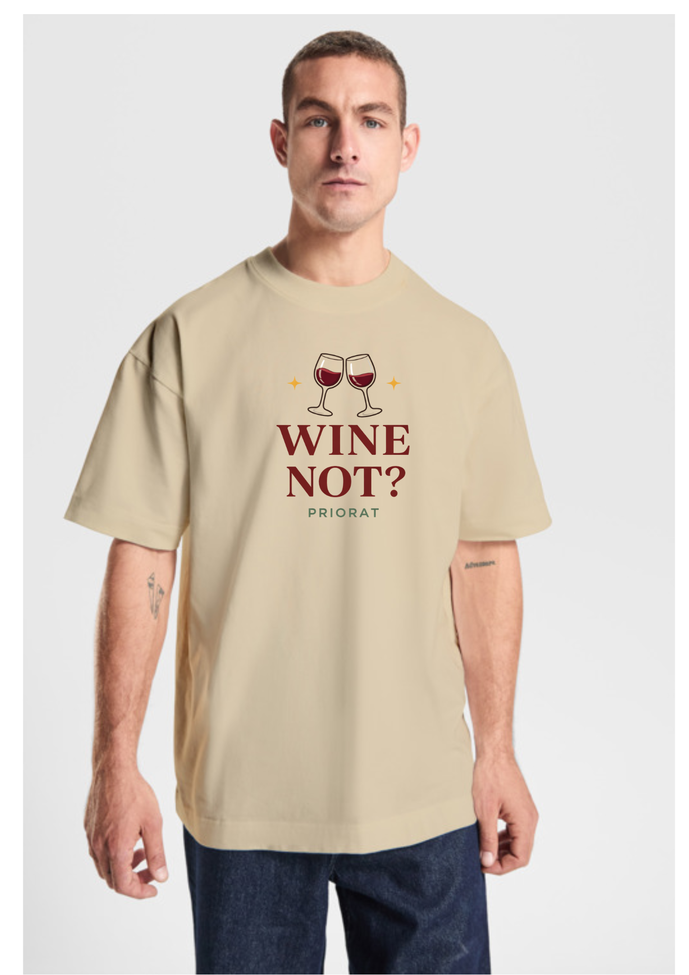 CAMISETA OVERSIZE WINE NOT PRIORAT