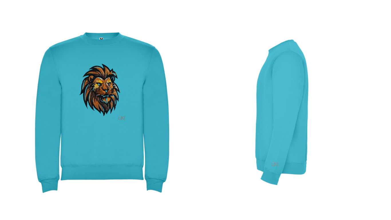 SUDADERA CUELLO REDONDO LEON SABANA