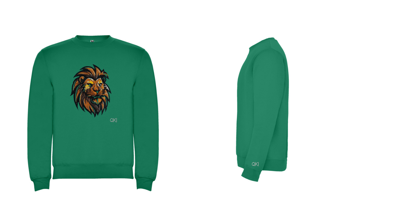 SUDADERA CUELLO REDONDO LEON SABANA
