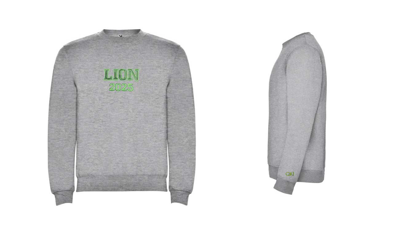 SUDADERA CUELLO REDONDO LION 2025