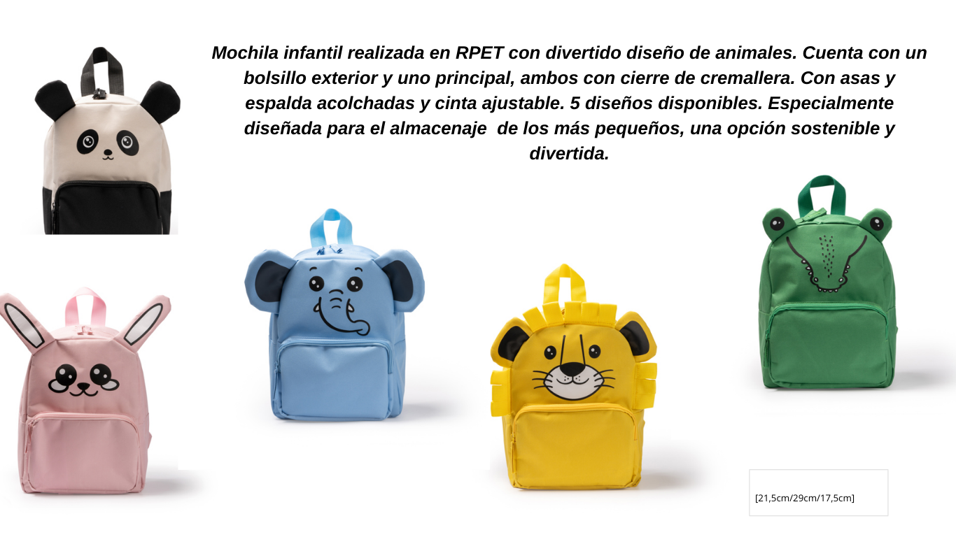 MOCHILAS ANIMALES