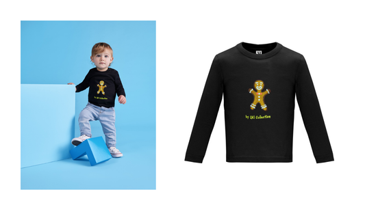 CAMISETA BEBE GALLETA DE GENGIBRE