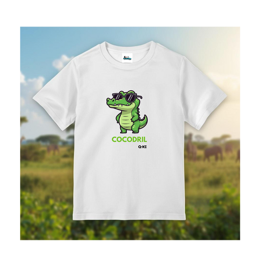 CAMISETA MANGA CORTA COCODRILO