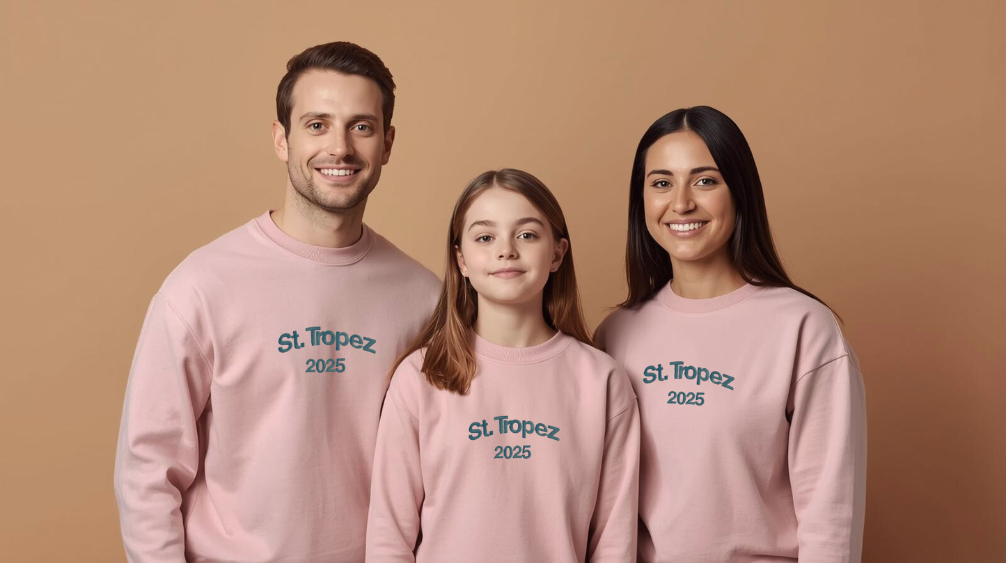 SUDADERA CUELLO REDONDO SAINT TROPEZ 2025