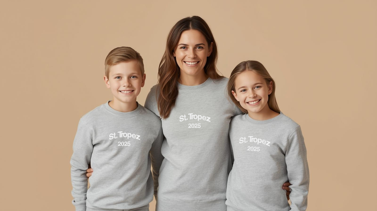 SUDADERA CUELLO REDONDO SAINT TROPEZ 2025