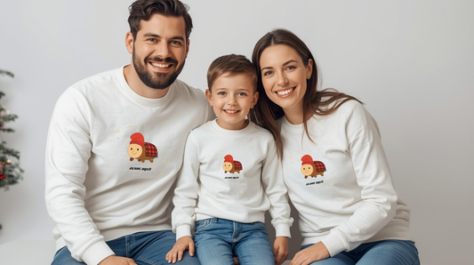 SUDADERA TIÓ DE NADAL NIÑOS Y ADULTOS
