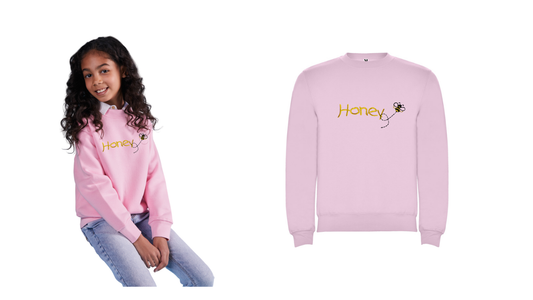 SUDADERA CUELLO REDONDO HONEY