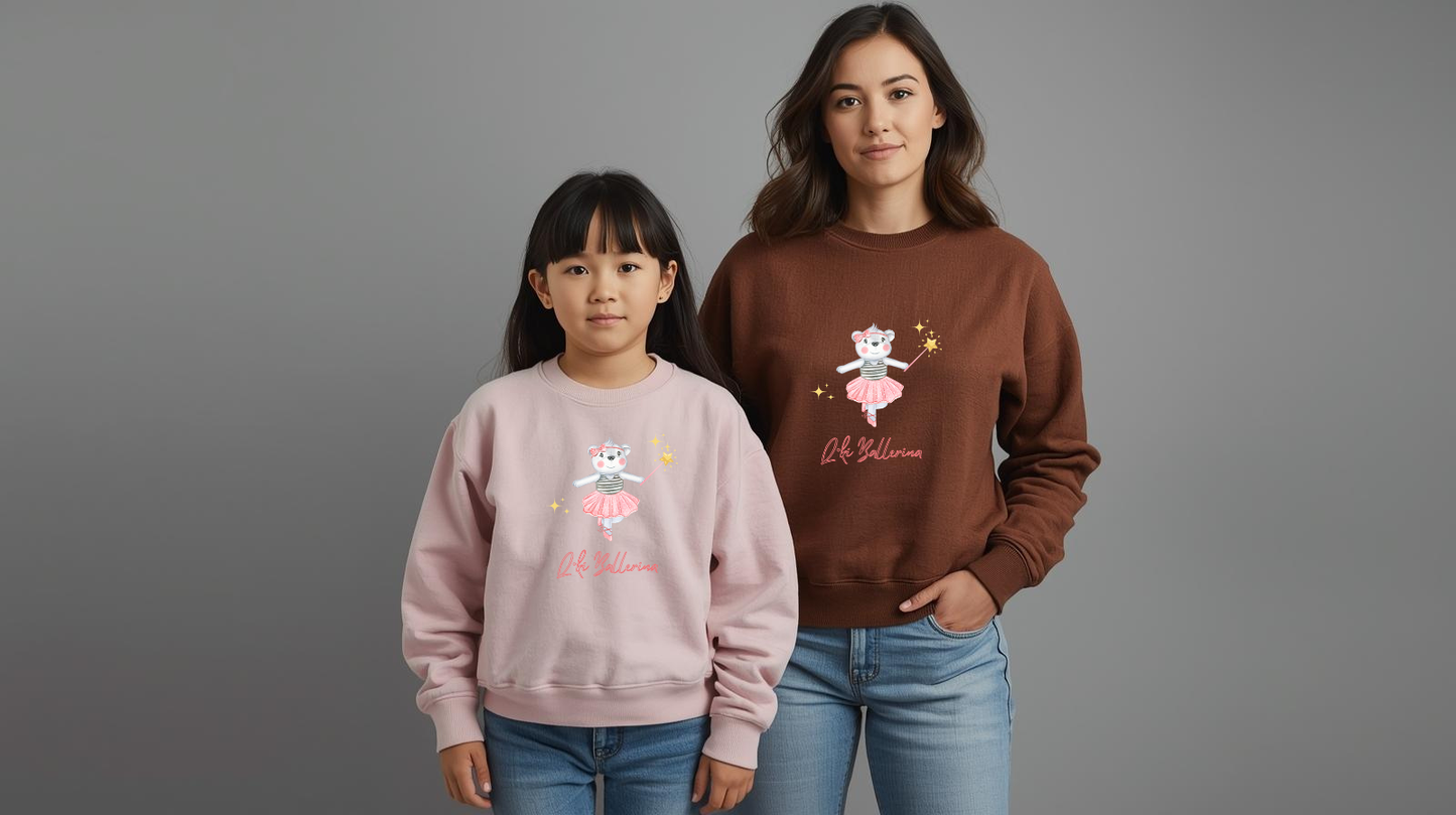 SUDADERA QKI BAILARINA woman & kid's