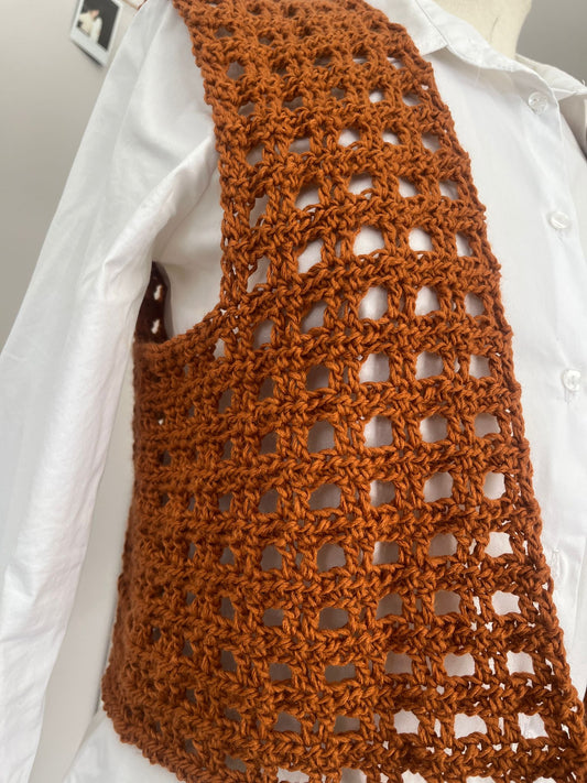 CHALECO CROCHET HANDMADE