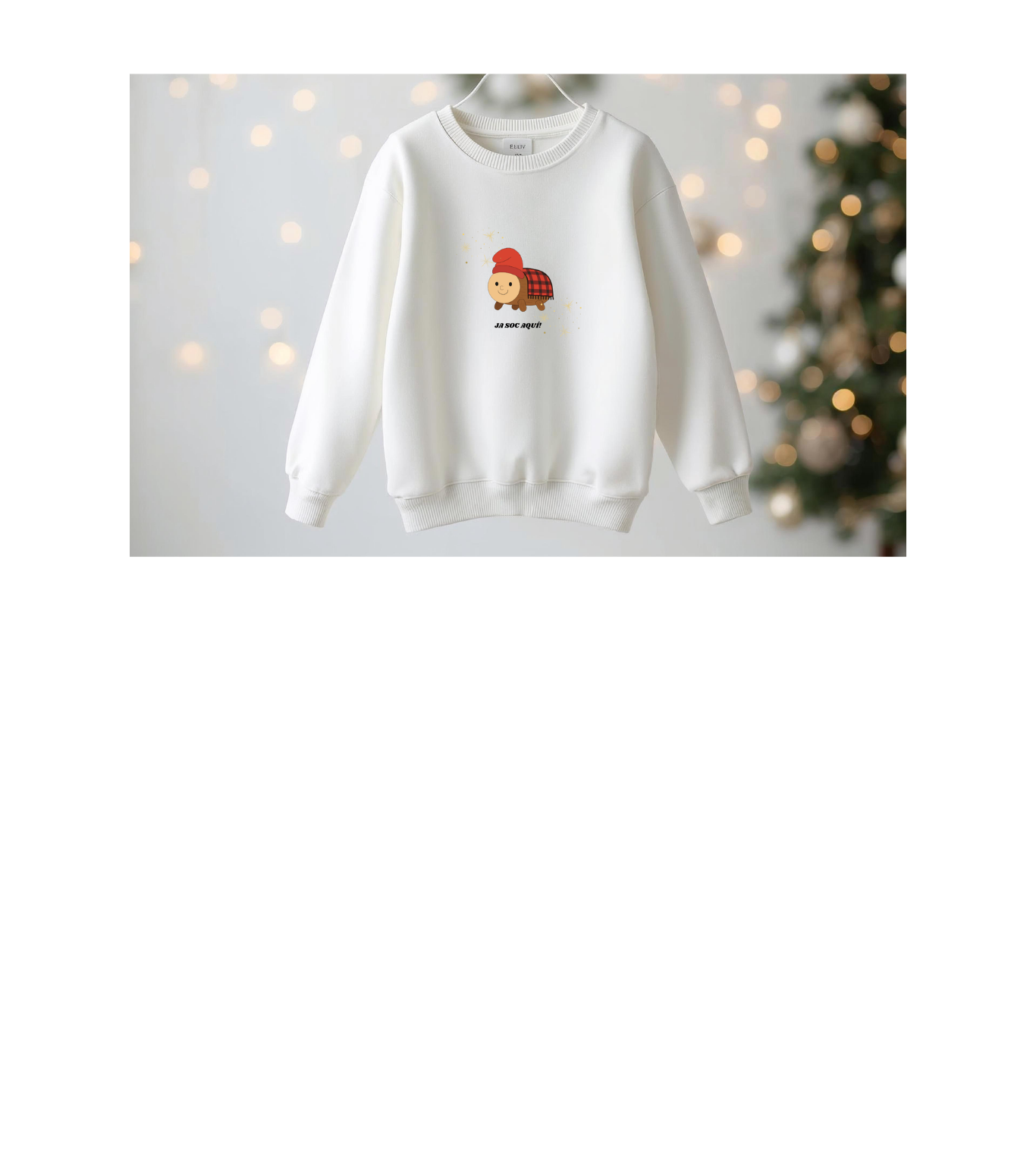 SUDADERA TIÓ DE NADAL NIÑOS Y ADULTOS