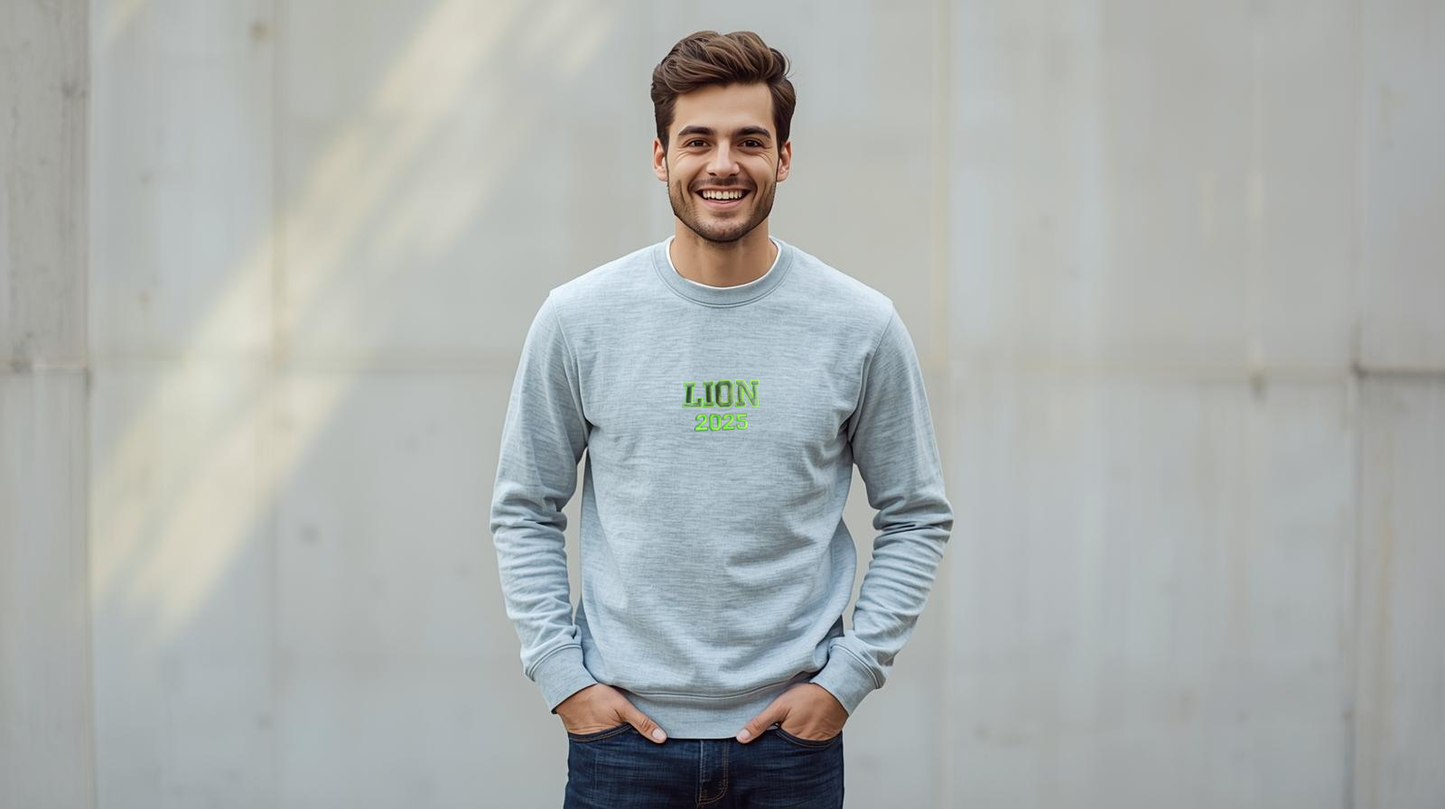 SUDADERA CUELLO REDONDO LION 2025