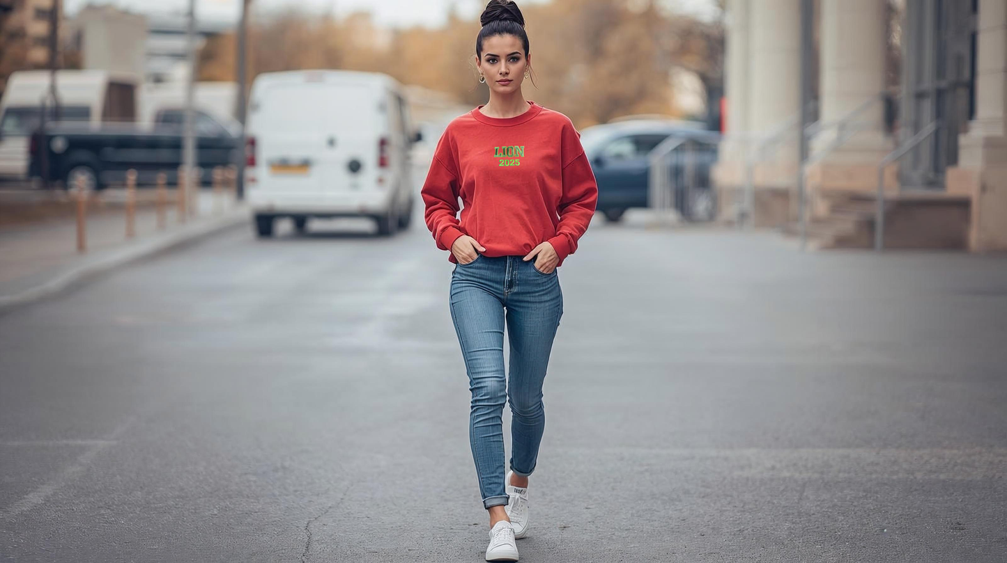 SUDADERA CUELLO REDONDO LION 2025