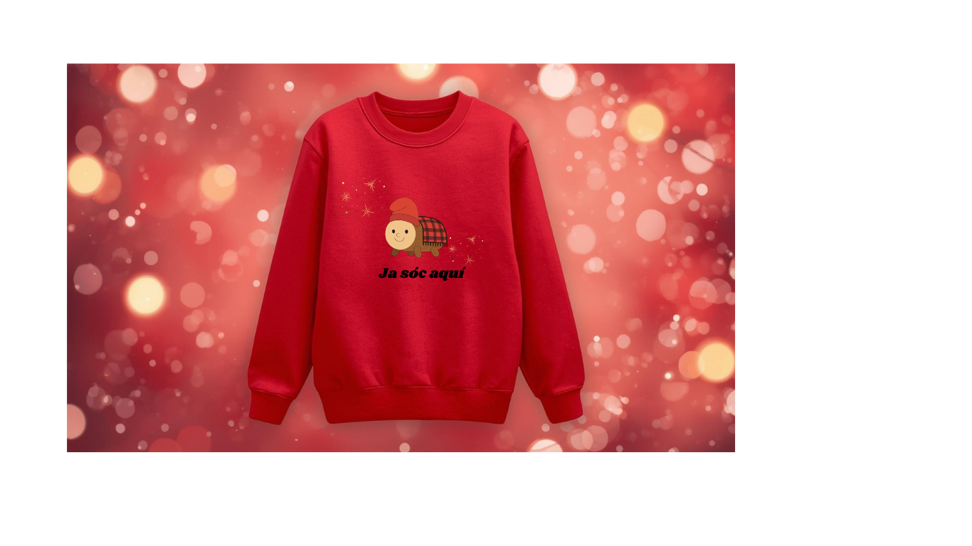 SUDADERA TIÓ DE NADAL NIÑOS Y ADULTOS