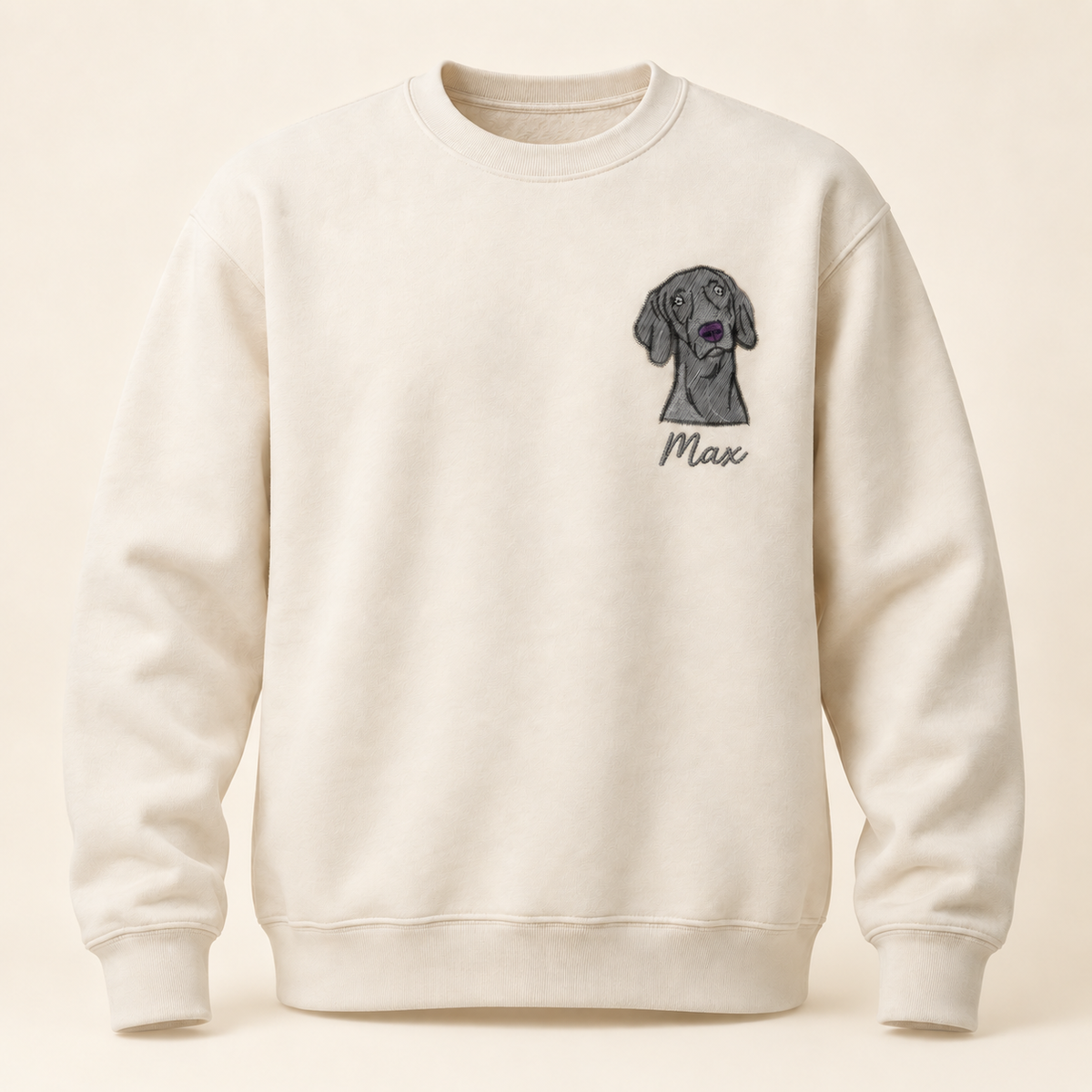 Dessuadora personalitzada · La teva mascota brodada