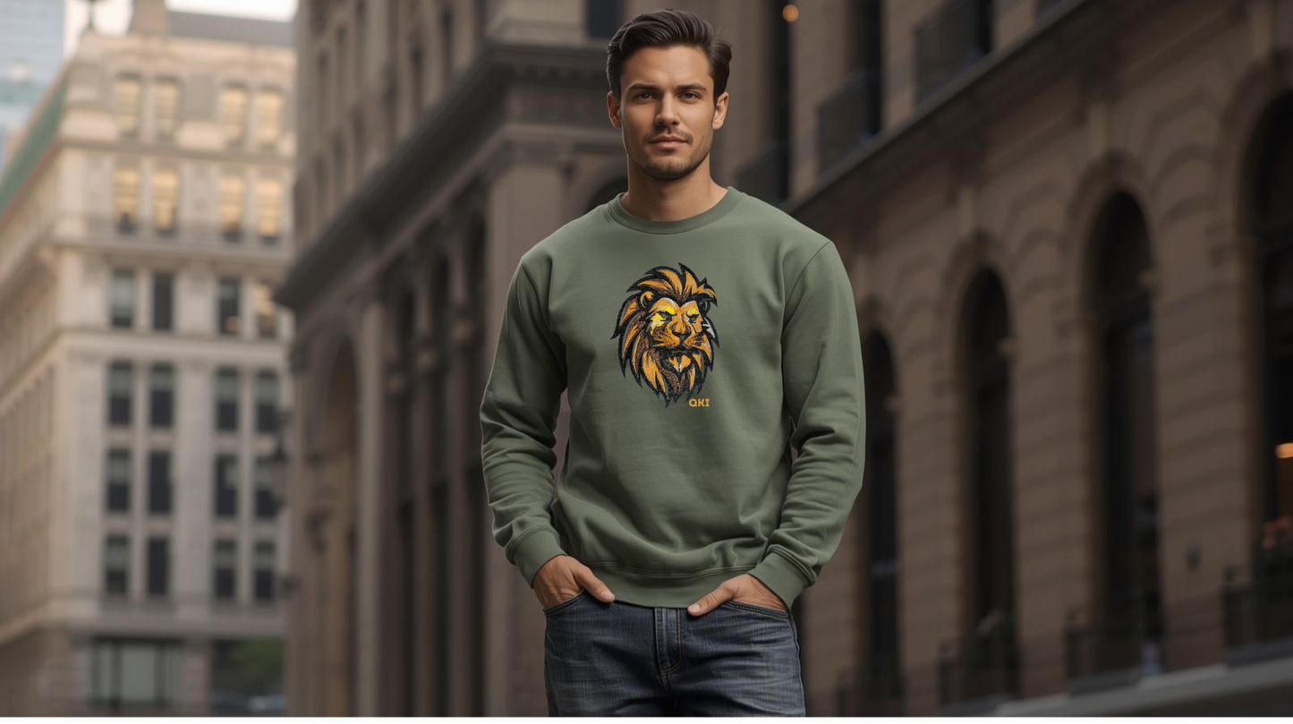 SUDADERA CUELLO REDONDO LEON SABANA