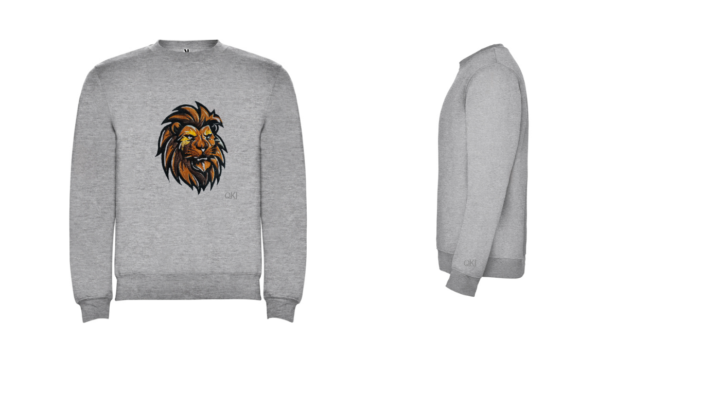 SUDADERA CUELLO REDONDO LEON SABANA