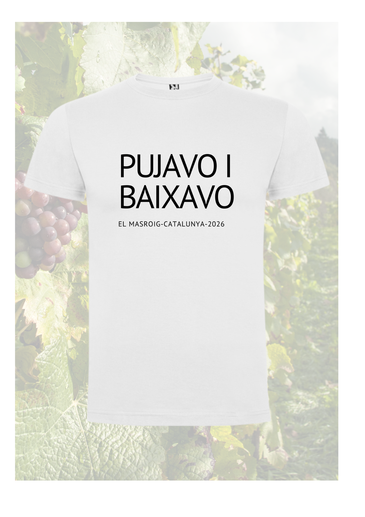 Camiseta PUJAVO I BAIXAVO