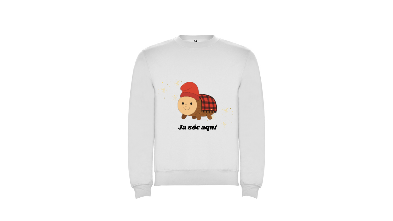 SUDADERA TIÓ DE NADAL NIÑOS Y ADULTOS